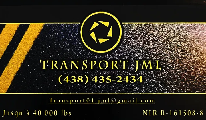 Transport JML - Carte d'affaires (recto)